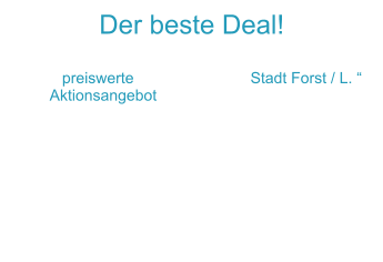 Der beste Deal!“ Ihre preiswerte Pension bei der Stadt Forst / L. “Unser Aktionsangebot für Monteure und  Dienstleister”Übernachtung pro Person ab 65 € inklusive kostenloser Halbpension
